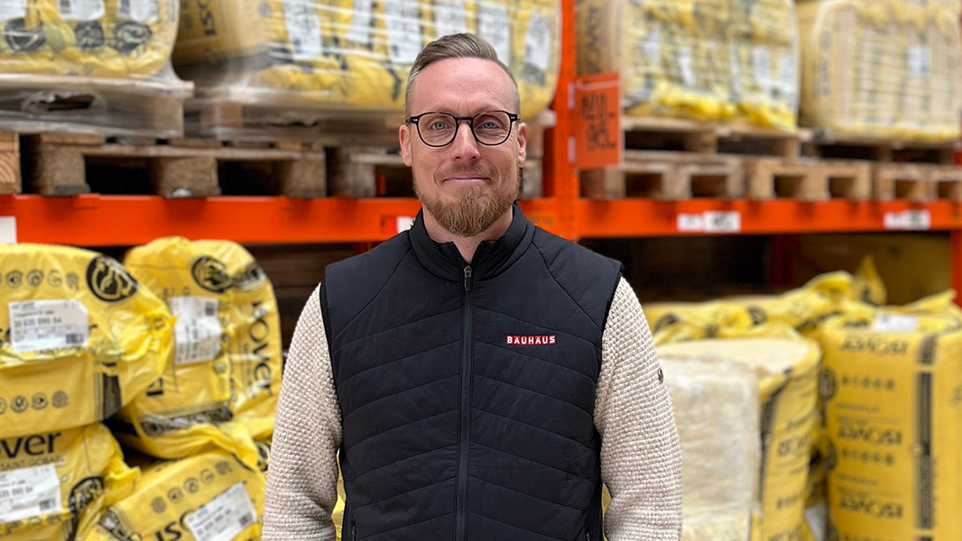 Patrik Sandevik p&aring; Bauhaus