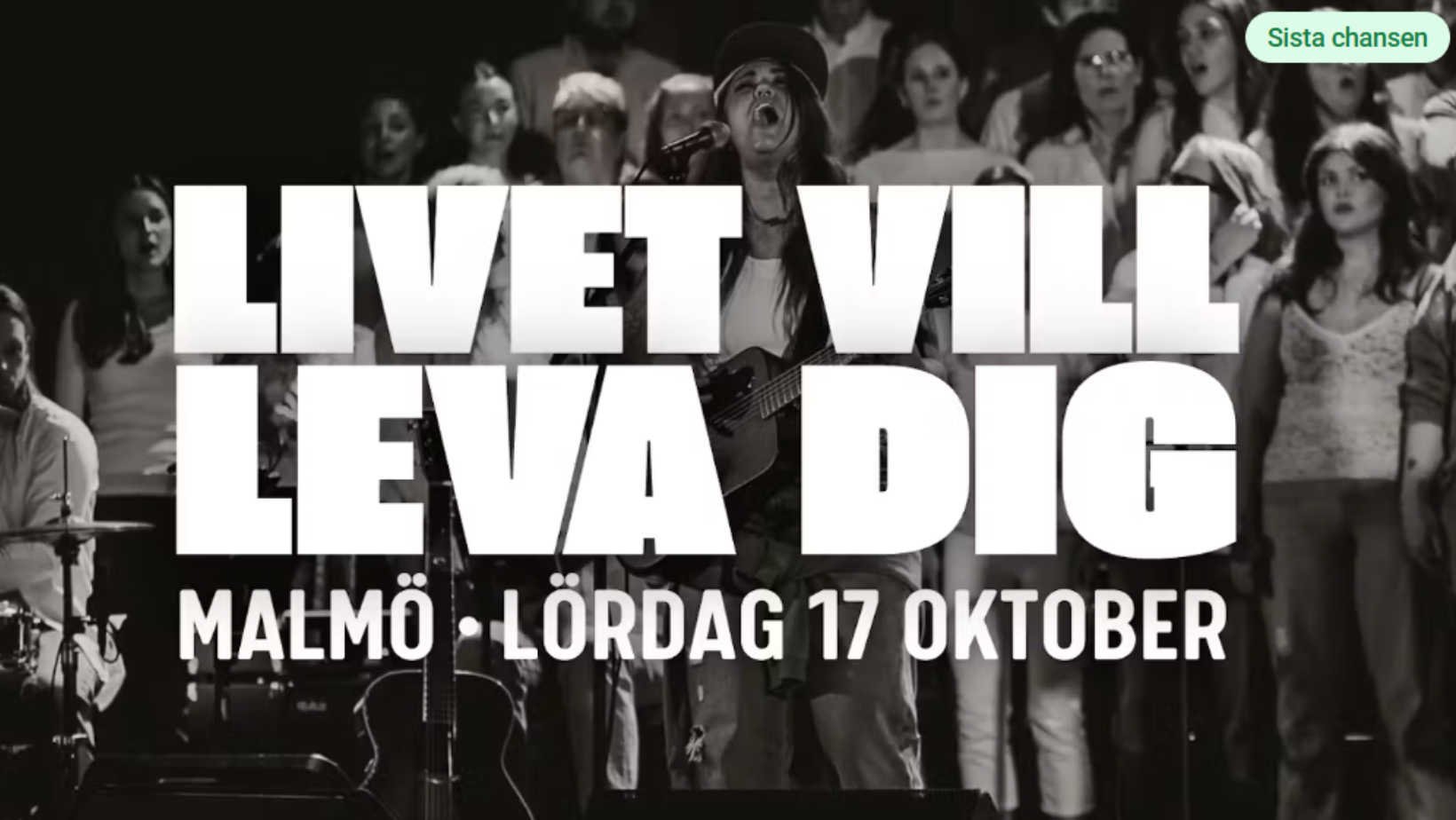 Livet vill leva dig