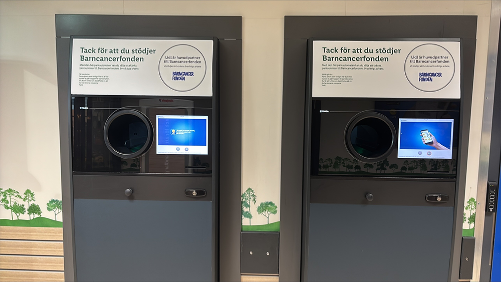 Pantmaskiner på Lidl