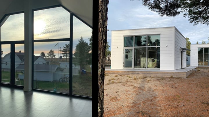 Bild på huset i Lyckebo