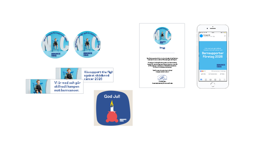 Barnsupporter Företag Mellan