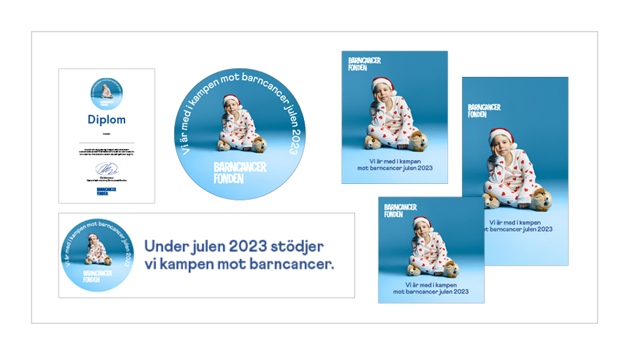 Julklapp företag välgörenhet Barncancerfonden