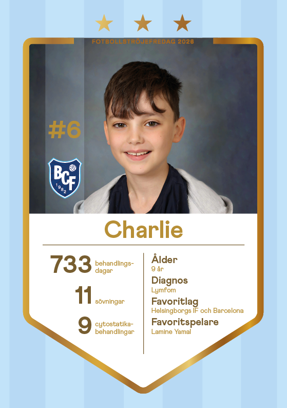 Fotbollskort Charlie