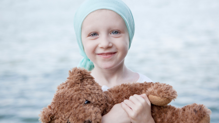 Barn som k&auml;mpar mot cancer